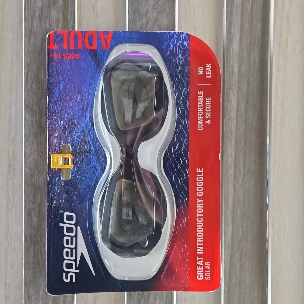 Speedo Adult Solar Swim Goggles - Black